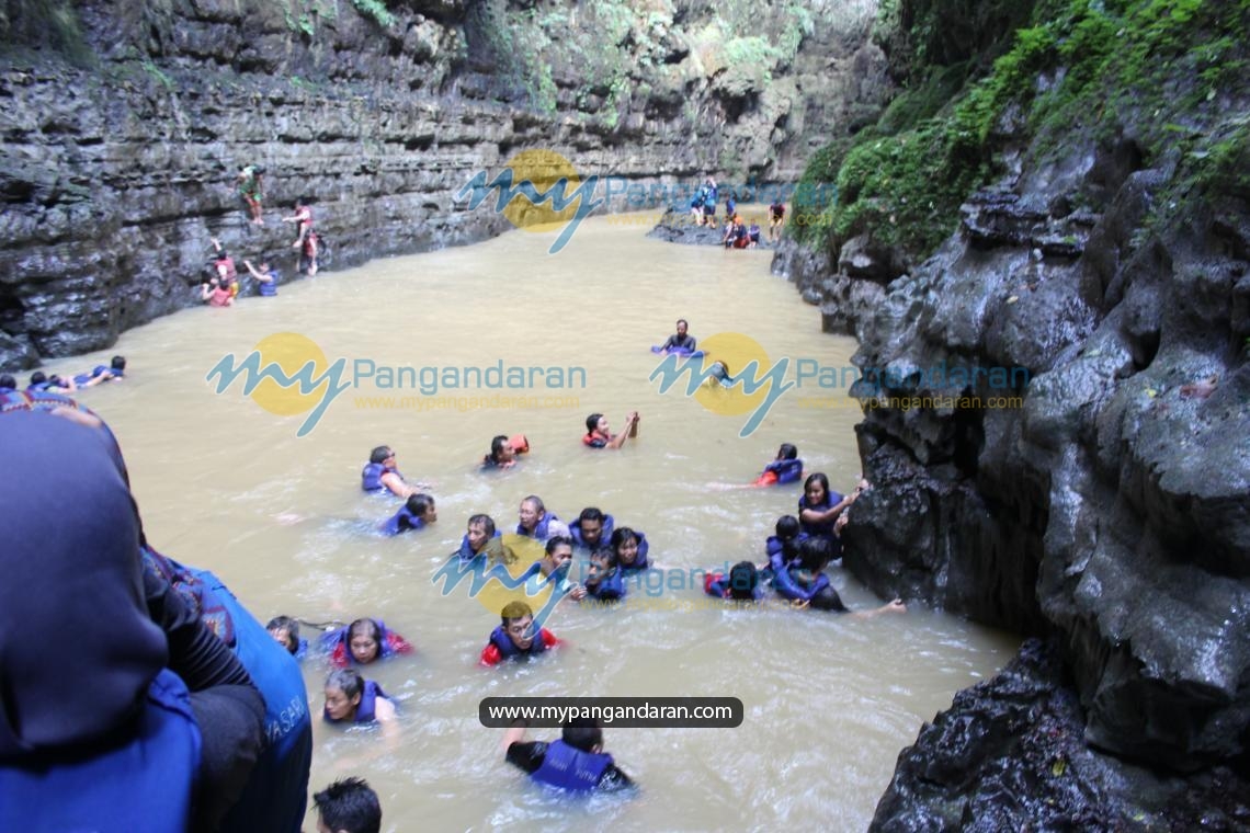 Mr. Valentinus Widyawan and Friends at Green Canyon